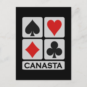 Postkort för Canasta Player Vykort