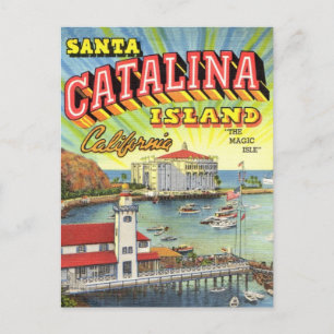 Postkort för Catalina Island Vykort