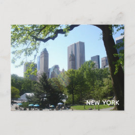 Postkort för central park vykort