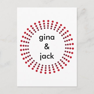 Postkort för cirklar vykort