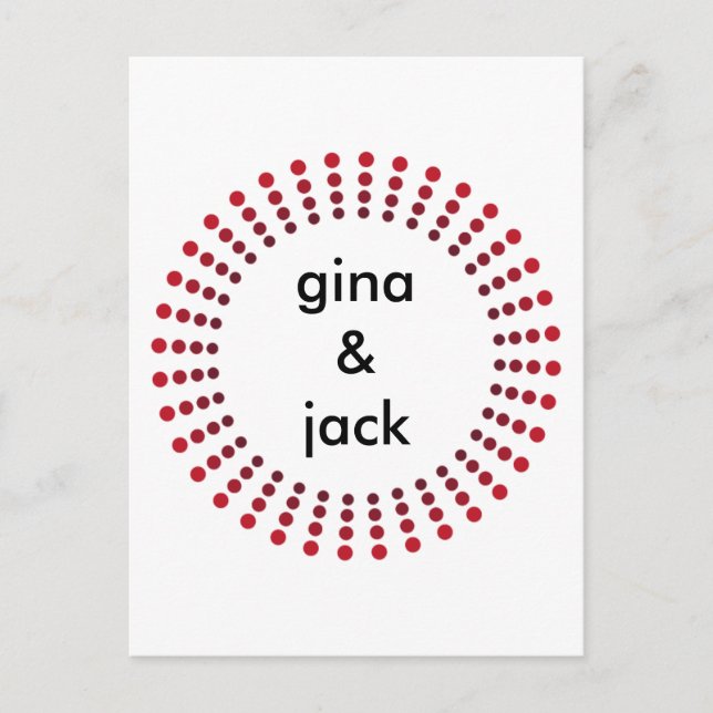 Postkort för cirklar vykort (Framsida)