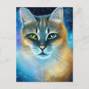 Postkort för Cosmic Kattunge Vykort