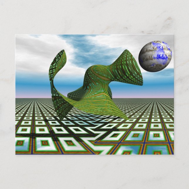 Postkort för Cosmic Pudel Vykort (Framsida)