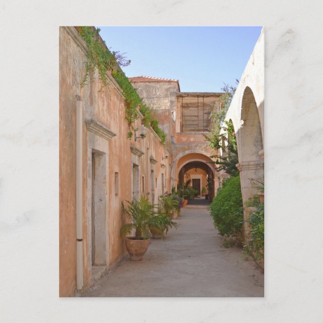 Postkort för Courtyard Monastery Vykort (Framsida)