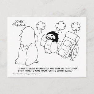 Postkort för Covey Logic Gummy Bears Vykort