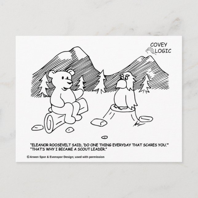 Postkort för Covey Logic Scout-utlösare Vykort (Framsida)