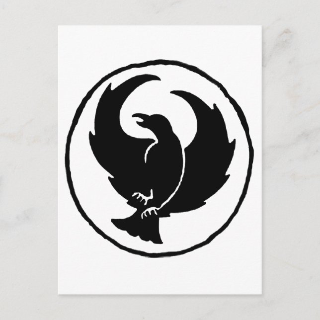 Postkort för CrowFoot-kaffe Vykort (Framsida)