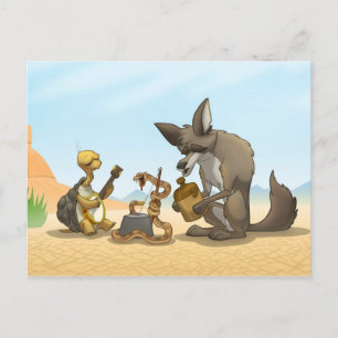 Postkort för Desert Jug Band Vykort