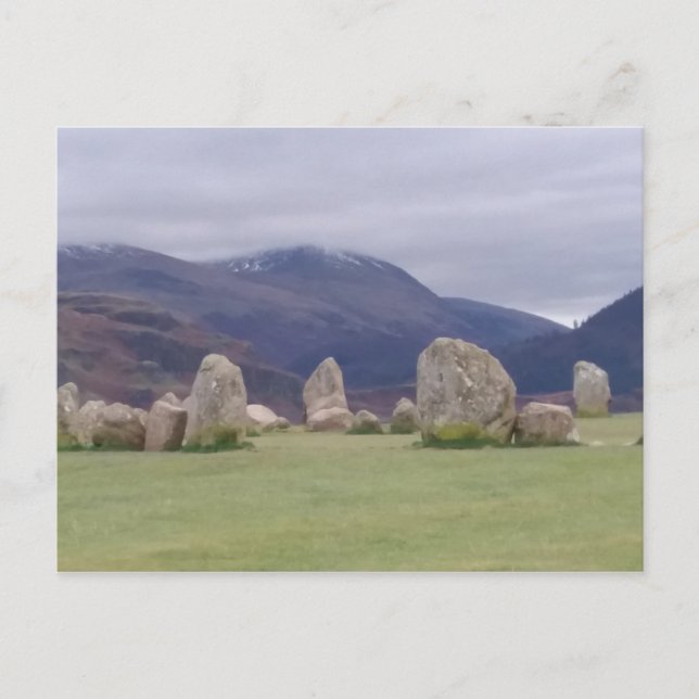 Postkort för distriktet Castlerigg Stone Circle -  Vykort (Framsida)