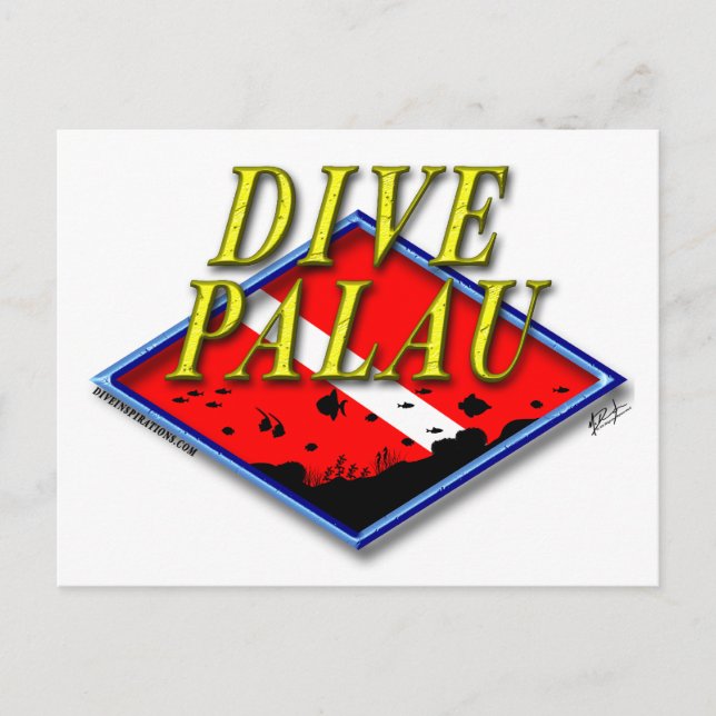 Postkort för Dive Palau Vykort (Framsida)