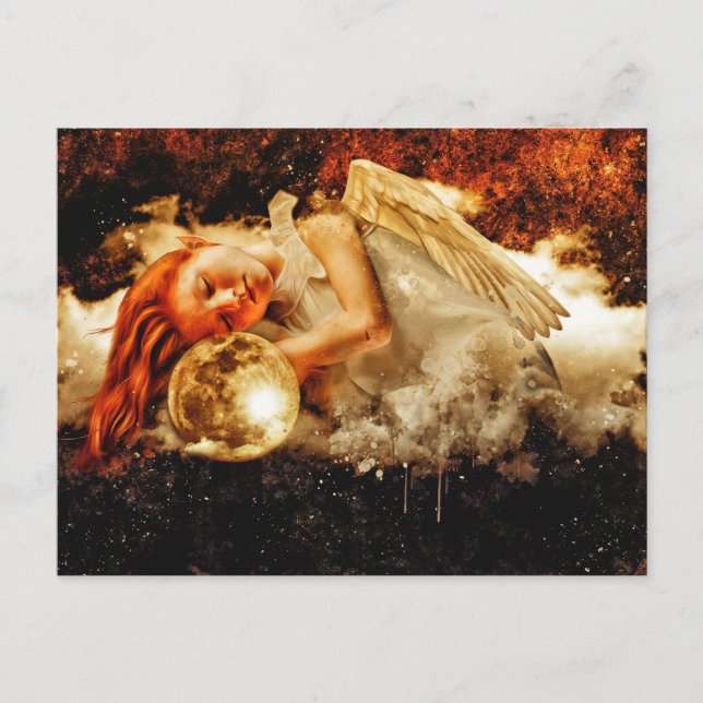 Postkort för elf-ängel vykort (Framsida)