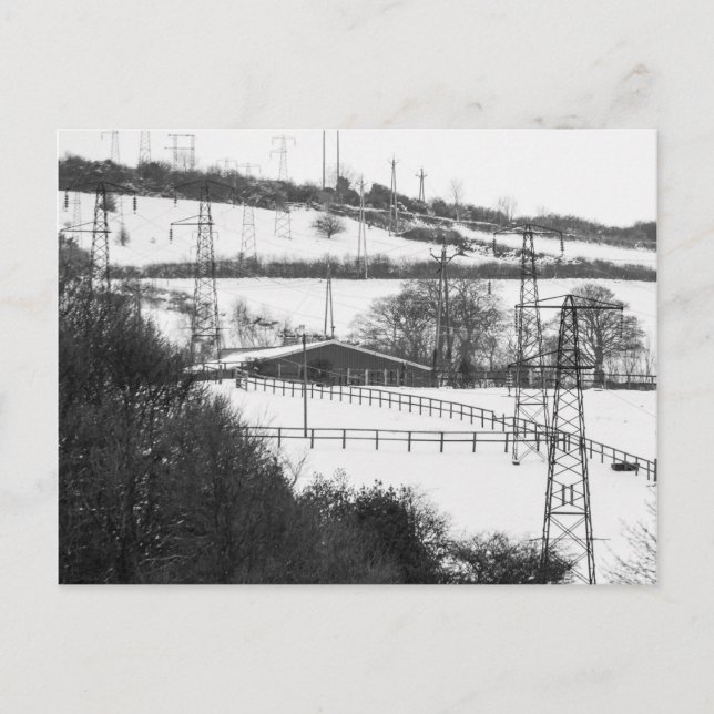 Postkort för elpyloner vykort (Framsida)