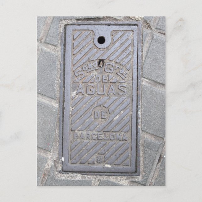 Postkort för Europakassett i Barcelona, Spanien Vykort (Framsida)