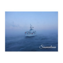 Postkort för färjor från Suomenlinna