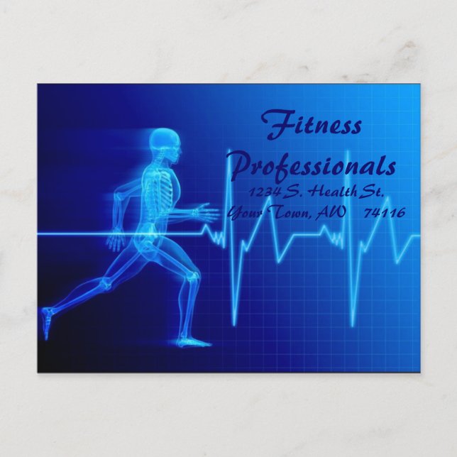Postkort för Fitness-Professioneller Vykort (Framsida)