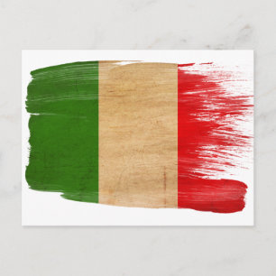 Postkort för Flagga av italien Vykort
