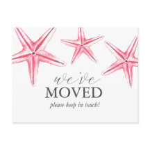 Postkort för Flytta om vattenfärgsblad