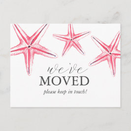 Postkort för Flytta om vattenfärgsblad Vykort