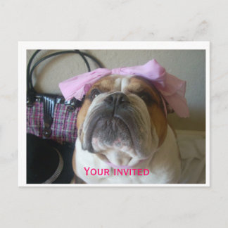 Postkort för födelsedagsinbjudningar inbjudan vykort