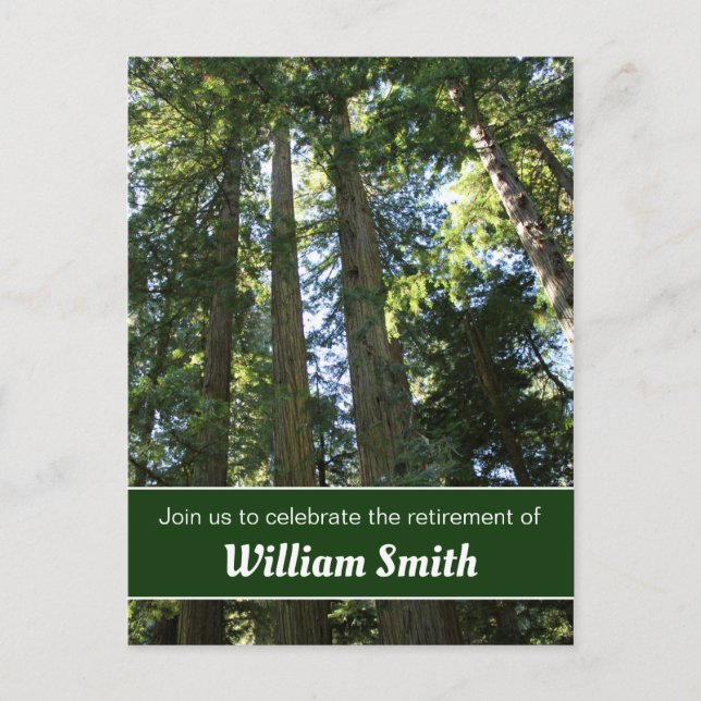 Postkort för Forest Pension Open House Inbjudan Vykort (Framsida)