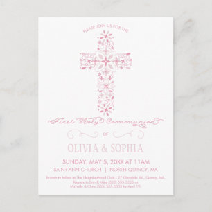 Postkort för första Heligans inbjudan till kommiss