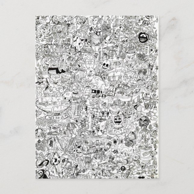 Postkort för gag-cirkus vykort (Framsida)