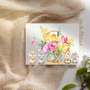 Postkort för glad påsk Bunny Vykort