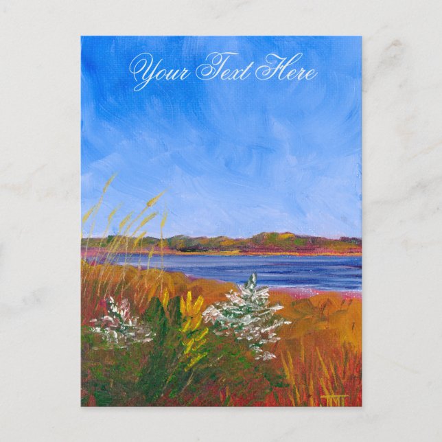 Postkort för Golden Delaware River Vykort (Framsida)