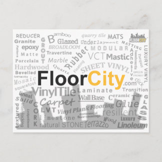 Postkort för golv City Vykort