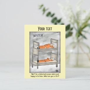 Postkort för Gult av djävulsk Blek Vykort