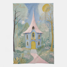 Postkort för Helgdag av flyttat stugverk