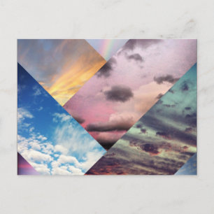 Postkort för himmel Collage Vykort