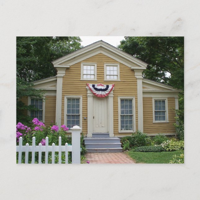 Postkort för historiskt hus vykort (Framsida)