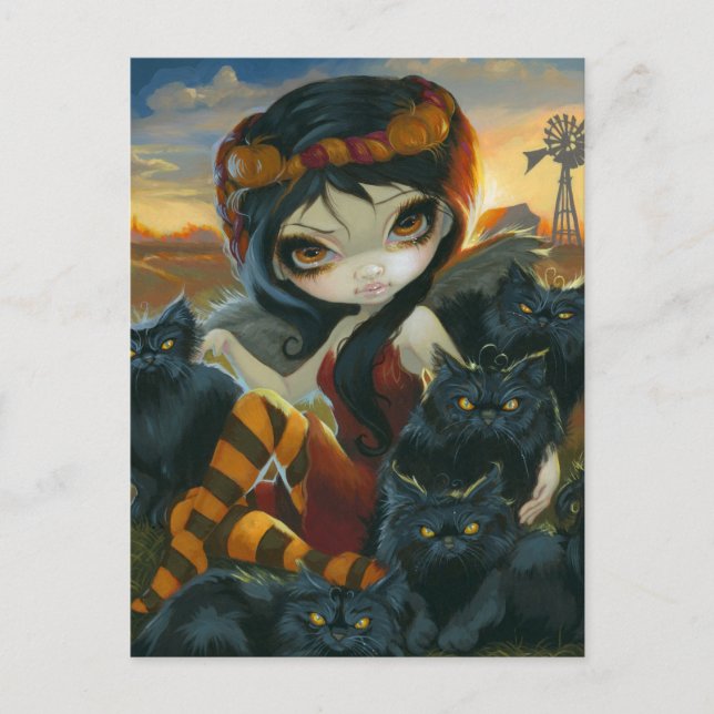 Postkort för "Hösten Kattunge" Vykort (Framsida)