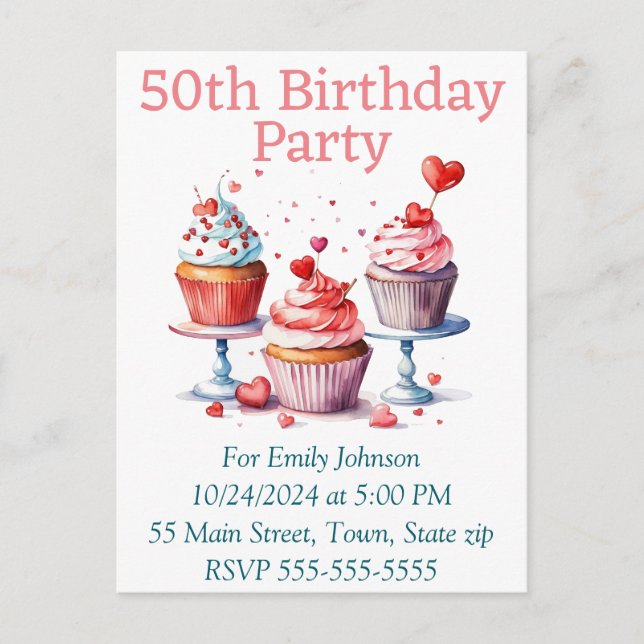 Postkort för inbjudan (Framsida)