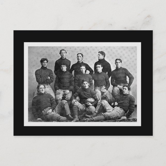 Postkort för inbjudan till fotbollspartiet (Framsida)