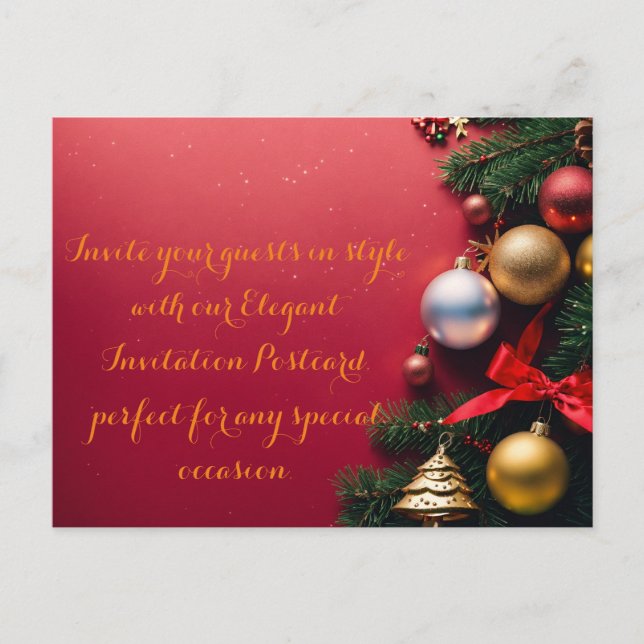 Postkort för inbjudan vykort (Framsida)