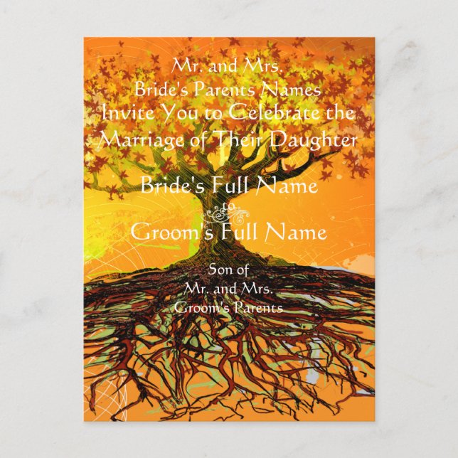 Postkort för inbjudningar till billigt (Framsida)