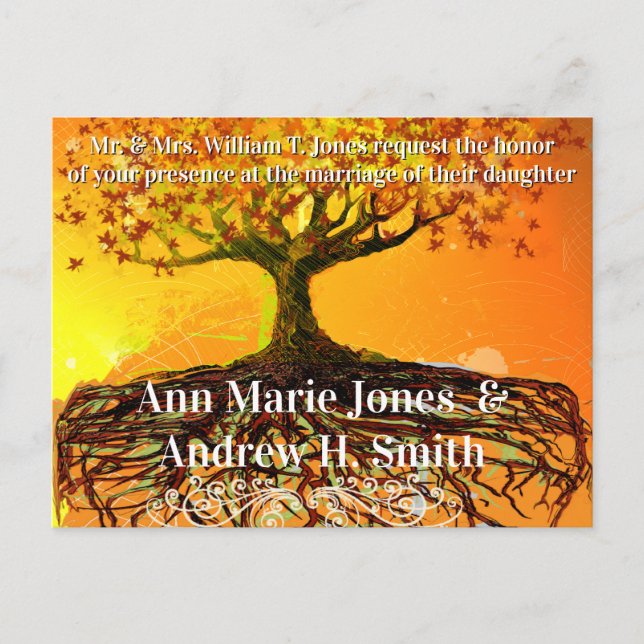 Postkort för inbjudningar till billigt (Framsida)