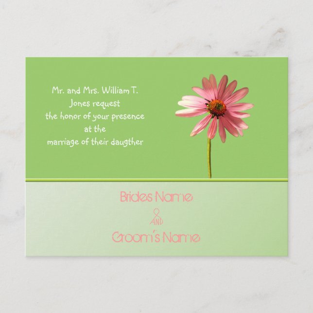 Postkort för inbjudningar till billigt (Framsida)