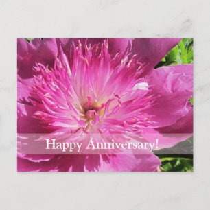 Postkort för japansk peony Lycklig-årsdag Vykort