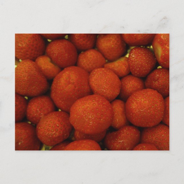 Postkort för juicy Strawbär Vykort (Framsida)