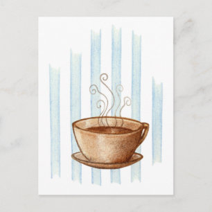 Postkort för kaffe Kopp Vykort