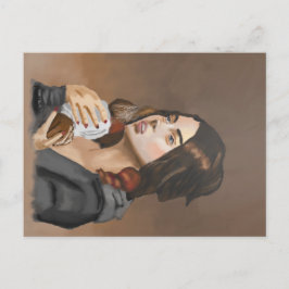 Postkort för kaffebun vykort