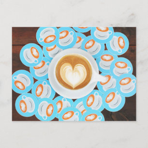 Postkort för kaffebutiker vykort