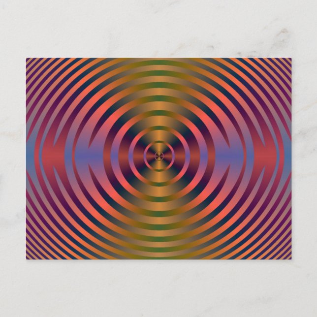Postkort för Kaleidoscope Jewel Tones Vykort (Framsida)