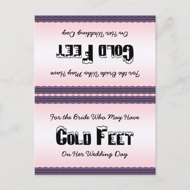 Postkort för Kall med kortsockel Vykort (Framsida)