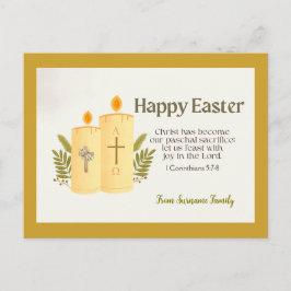 Postkort för katolska Påsk-säsong i personlig Helg Vykort