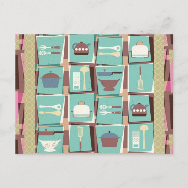 Postkort för Klubb av köks- och köksartiklar (elle Vykort (Framsida)