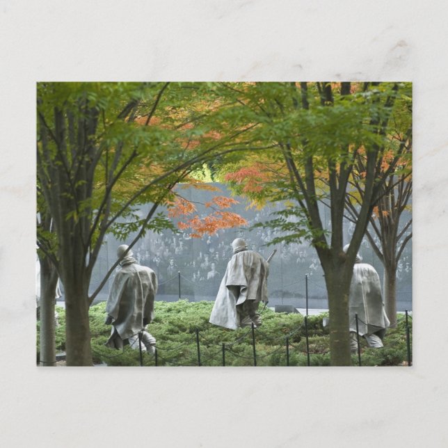 Postkort för koreanska veteraner från Krig Vykort (Framsida)